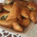 Фотография рецепта Пирожки с фетой и шпинатом (Spanakotiropita) автор Евгения Кукоба