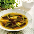 Фотография рецепта Суп с зеленой и красной фасолью автор Campbell's® Домашняя Классика®