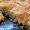 Фотография рецепта Греческий пирог со шпинатом и фетой (Spanakopita) автор Ольга Худина