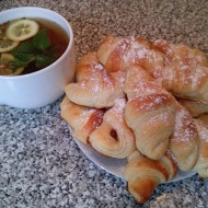 Круассаны со сгущенкой