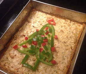 Фотография рецепта Французский пирог с курицей и луком