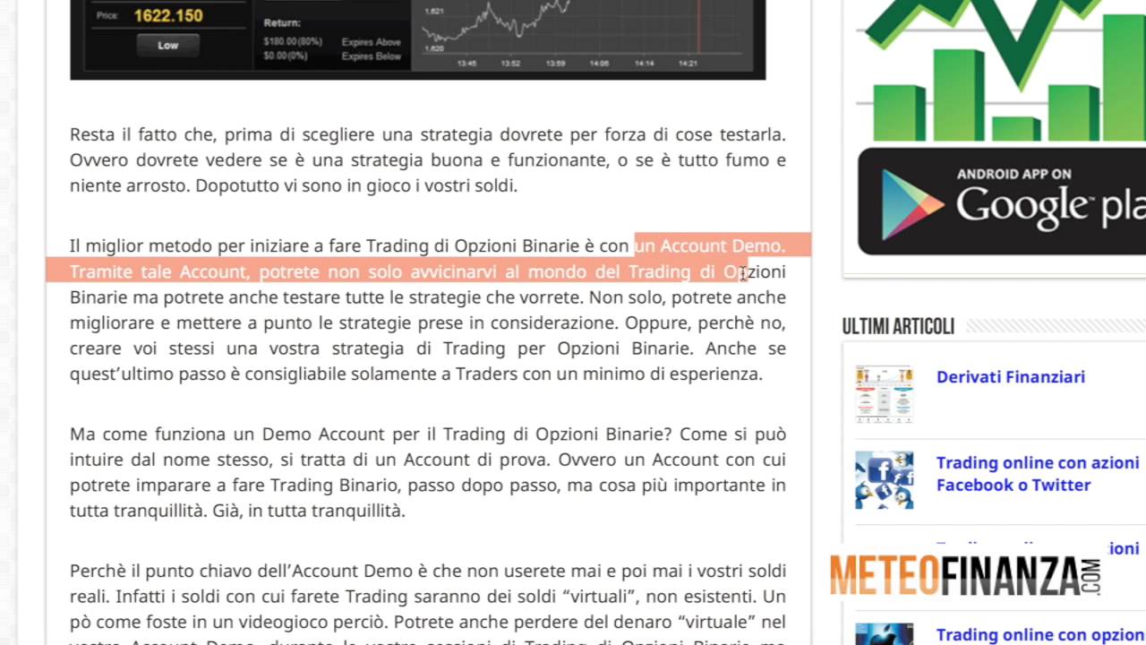 cosa e un trading binario
