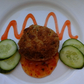 Фотография рецепта Мясные котлеты с окарой автор Евгения
