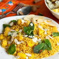 Фотография рецепта Кускус с манго, мятой и куркумой автор moi_natali