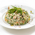 Фотография рецепта Классический оливье с мясом автор Еда