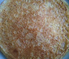 Фотография рецепта Блины из пшеничной и кукурузной муки