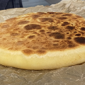 Фотография рецепта Лепешка с сыром и картофелем на сковороде автор Еда