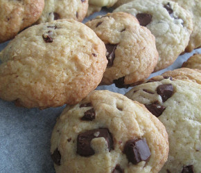 Фотография рецепта Американское печенье с шоколадной крошкой (Сhocolate chip cookies)