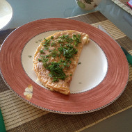 Классический французский омлет с сыром