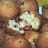 Маффины с голубикой и мускатным орехом