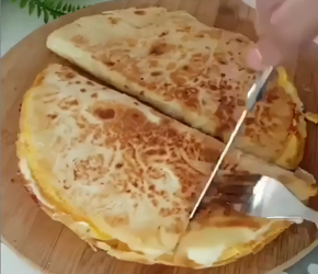 Фотография рецепта Тортилья с яйцом и сыром