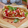 Фотография рецепта Пита с пастрами из курицы от Chicken Run автор Liza Yakovets