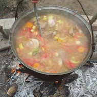Шурпа из баранины с овощами