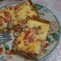 Фотография рецепта Картофельный пирог с курицей автор Полина Петрова