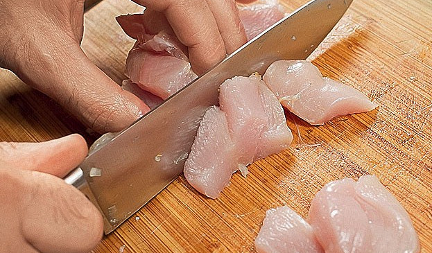 Фото шага рецепта Оякодон (японский омлет с рисом и курицей) 28425 шаг 3