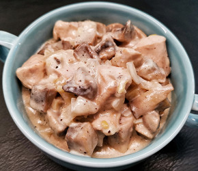 Фотография рецепта Фрикасе с курицей и грибами