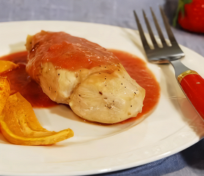 Фотография рецепта Курица в медово-апельсиновом маринаде