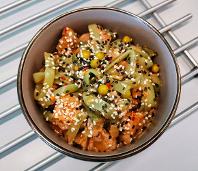 Фотография рецепта Вкуснейший кето-вок с ширатаки