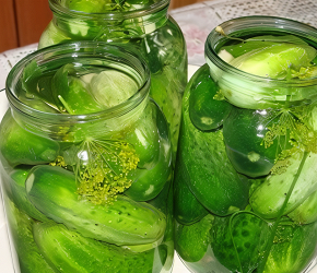 Фотография рецепта Маринованные огурцы с аспирином