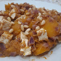 Фотография рецепта Тушеная тыква с кедровыми орешками и сыром тофу автор Anita Ggdf