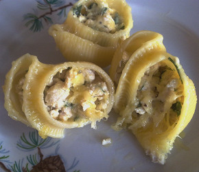 Фотография рецепта Паста, фаршированная курицей