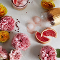 Фотография рецепта Розовый коктейль (Rose-infused) автор Александра Томашевская