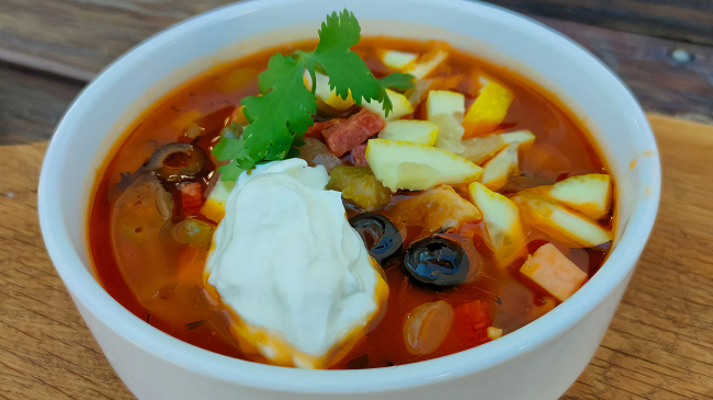 Фото шага рецепта Мясная солянка с картофелем 174725 шаг 20