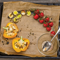 Фотография рецепта Рулет из говядины с запечеными овощами и бальзамико автор ШЕФМАРКЕТ