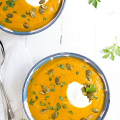Фотография рецепта Cуп-пюре из чечевицы с куркумой автор Ксения Леонова
