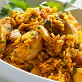 Фотография рецепта Плов с курицей и овощами автор Катерина Чугунова