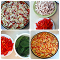Фотография рецепта Лоранский пирог с курицей, грибами и шпинатом автор Даша Маркова