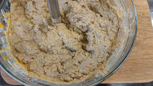 Фото шага рецепта Паштет из куриной печени с овощами и яйцами 174830 шаг 15