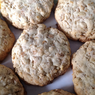 Медовое овсяное печенье