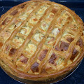 Фотография рецепта Курник (Открытый пирог с курицей) автор Shurshitta
