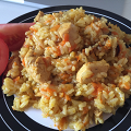 Фотография рецепта Плов с курицей на сковороде автор Inna Ivanowa