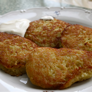 Драники с луком
