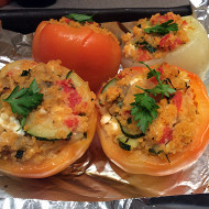 Перцы фаршированные кускусом