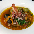Фотография рецепта Мясная солянка с копченостями и пряными травами автор Алексей Григорьев