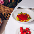 Фотография рецепта Гаспачо с клубникой и медом автор Еда