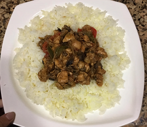 Фотография рецепта Соте с грибами и курицей по-турецки (Mantarlı Tavuk Sote)