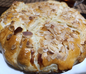 Фотография рецепта Пирог с творогом и грушами