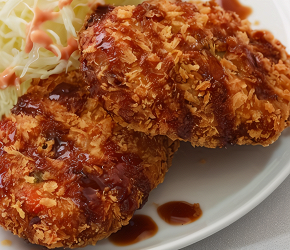 Фотография рецепта Свинина по-японски (Tonkatsu)