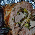 Фотография рецепта Мясной рулет с грибами и зеленью автор Путилина Наталья
