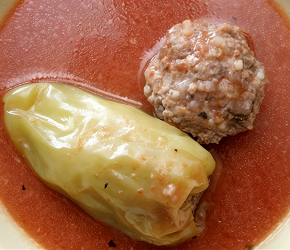 Фотография рецепта Перец, фаршированный мясом