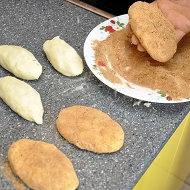 Картофельные котлеты с шампиньонами
