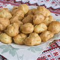 Фотография рецепта Профитроли с куриной печенью автор Оля Давыдова