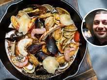 Как сделать соте из морепродуктов