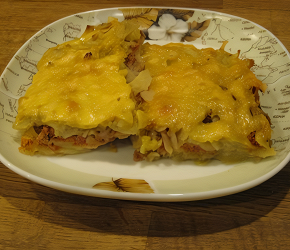 Фотография рецепта Запеканка с мясом и помидорами