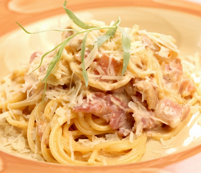 Фотография рецепта Паста карбонара «Pasta alla carbonara»