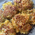 Фотография рецепта Хрустящий картофель с сыром в духовке автор Олеся Потапова